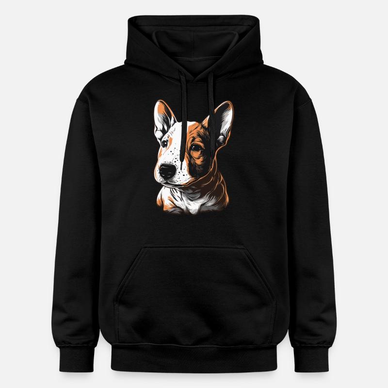 Chiot Bull Terrier - Sweat à capuche Softstyle® Gildan Unisexe - noir