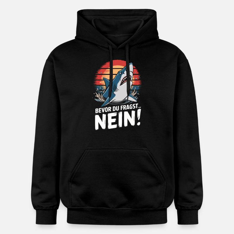Requin Requin Requins Requin - Sweat à capuche Softstyle® Gildan Unisexe - noir