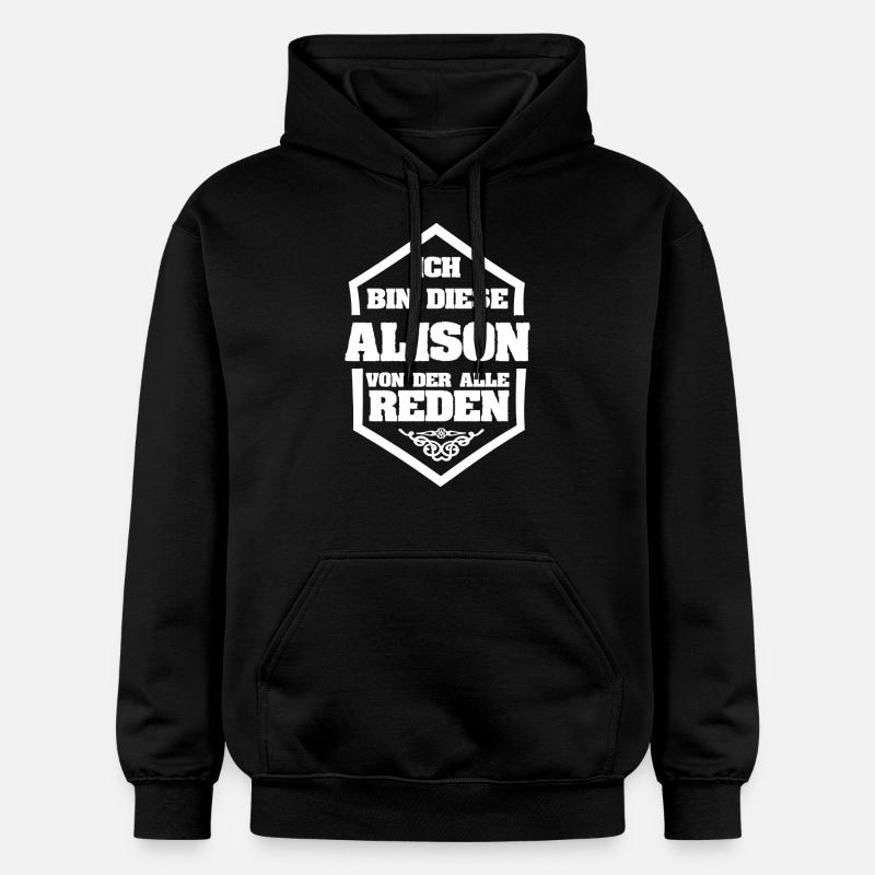 Cadeau pour Alison - Sweat à capuche Softstyle® Gildan Unisexe - noir