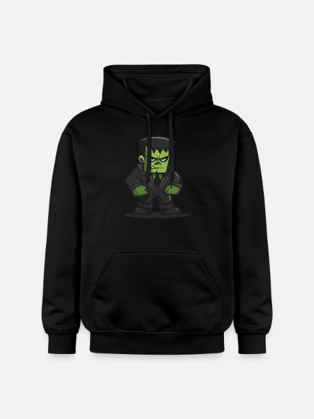 Zombie Halloween Comic - Gildan Unisex Softstyle® Midweight Hoodie - Schwarz