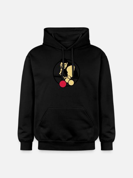 billard_3c - Gildan Unisex Softstyle® Midweight Hoodie - black