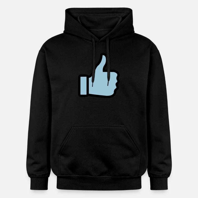 thumbs_up_02 - Sweat à capuche Softstyle® Gildan Unisexe - noir