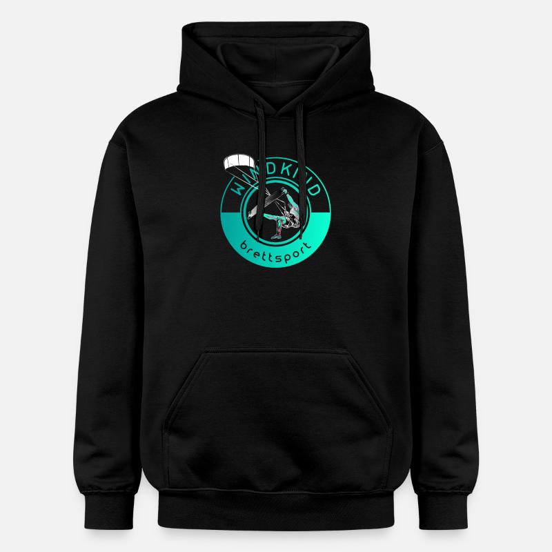 Kiter Windkind - Sweat à capuche Softstyle® Gildan Unisexe - noir