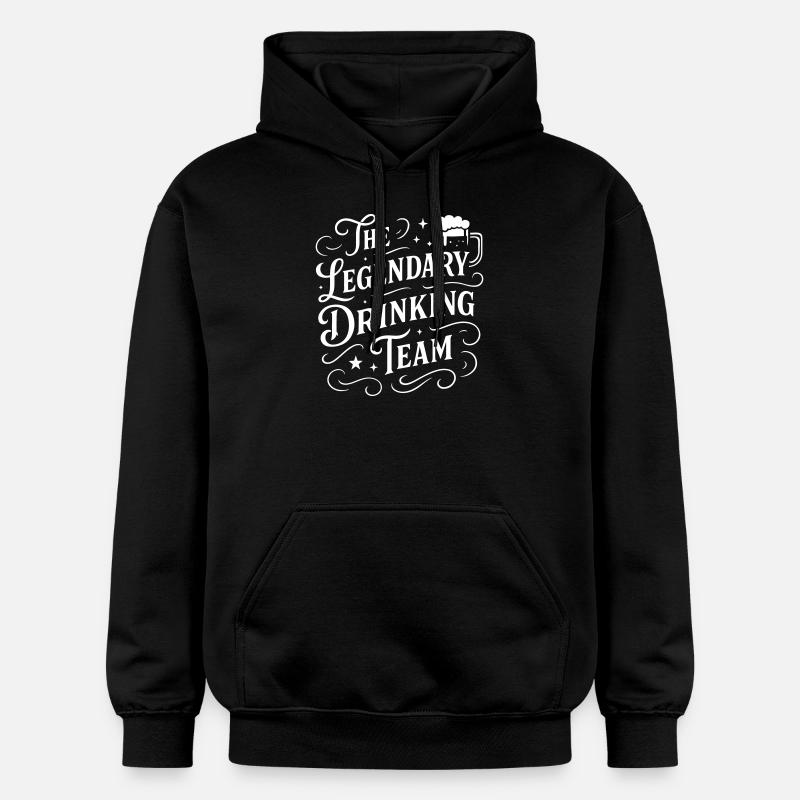 Équipe de boisson - Sweat à capuche Softstyle® Gildan Unisexe - noir