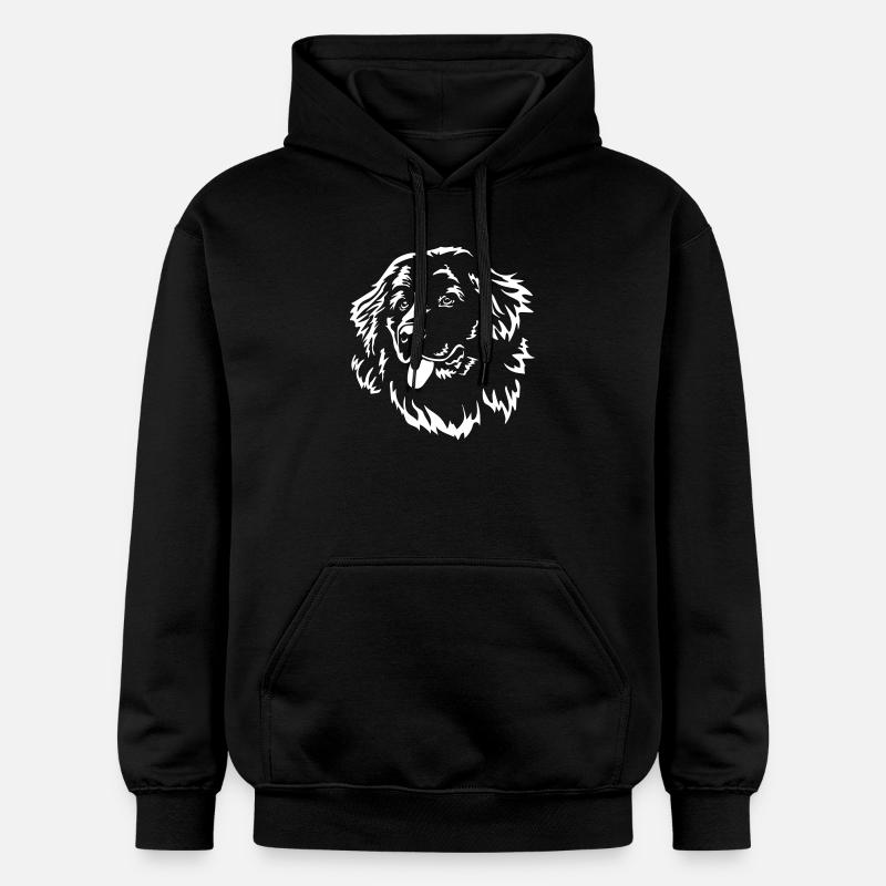 Tête de Terre-Neuve « Black Edition » - Sweat à capuche Softstyle® Gildan Unisexe - noir