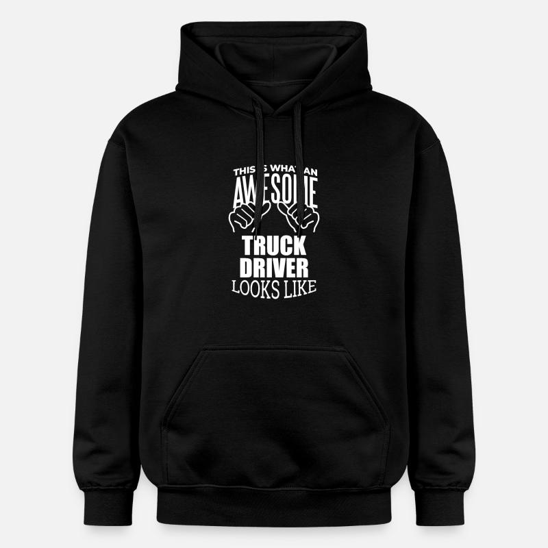 camionneur - Sweat à capuche Softstyle® Gildan Unisexe - noir