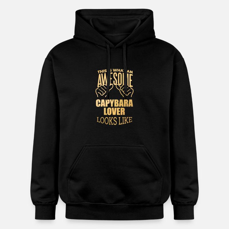 capybara - Sweat à capuche Softstyle® Gildan Unisexe - noir