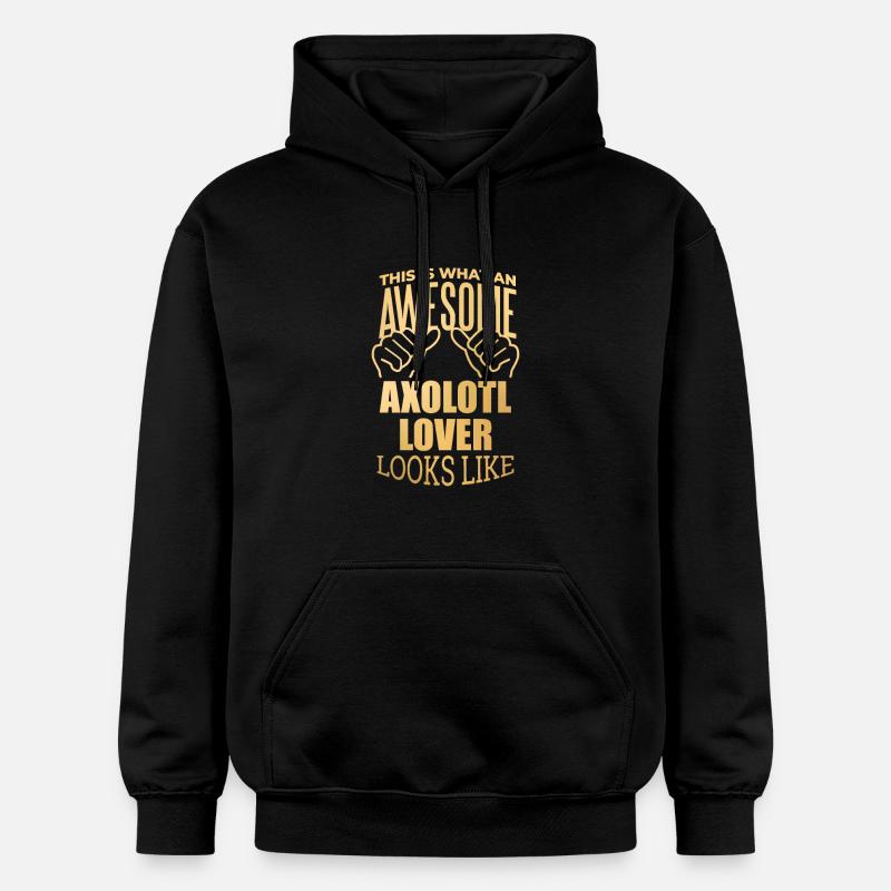axolotl - Sweat à capuche Softstyle® Gildan Unisexe - noir