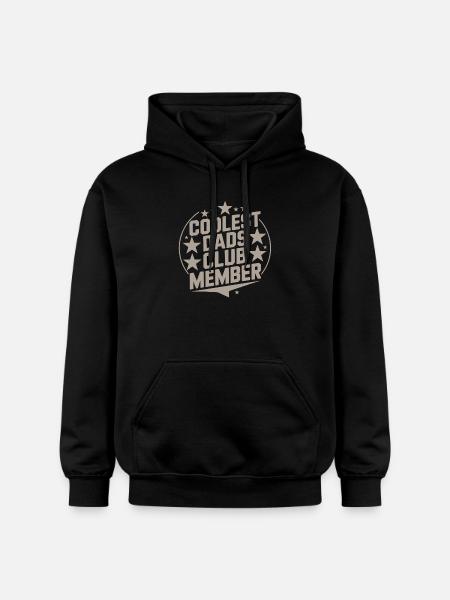 Coolest Dads Club Member - Gildan Unisex Softstyle® Midweight Hoodie - black