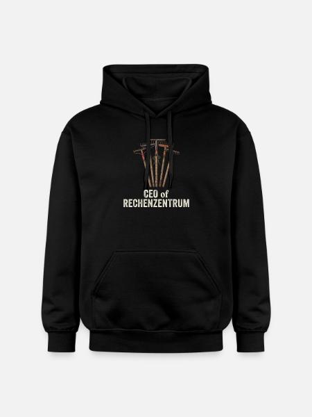 Leiter Vom Rechenzentrum Gartenarbeit Gärtner - Gildan Unisex Softstyle® Midweight Hoodie - Schwarz