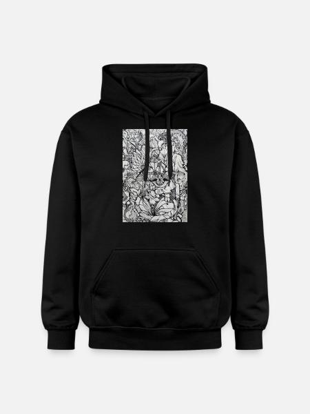 Psychedelic Vision - Gildan Unisex Softstyle® Midweight Hoodie - Schwarz