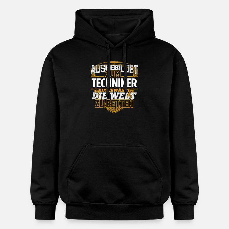 TECHNIKER - Der Auserwählte - Gildan Unisex Softstyle® Midweight Hoodie - Schwarz