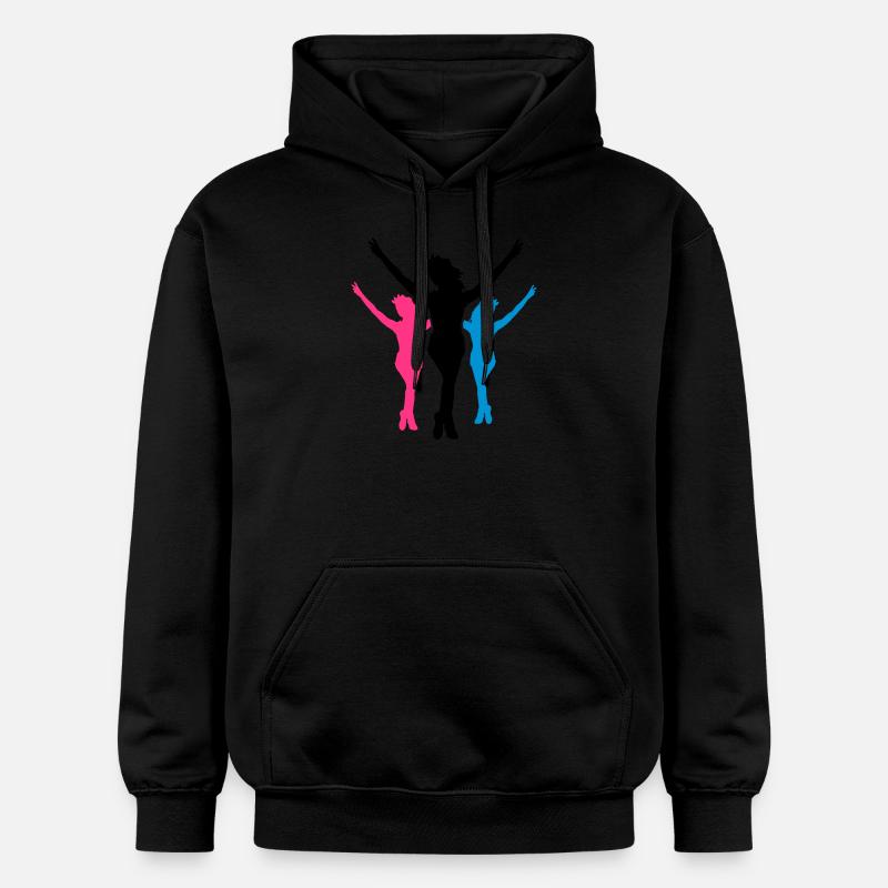 Femmes filles 3 Läuferinen - Sweat à capuche Softstyle® Gildan Unisexe - noir