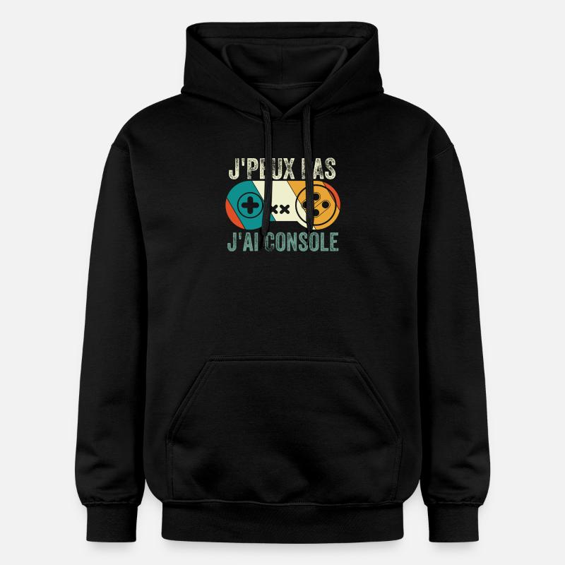J'Peux Pas J'Ai Console - Sweat à capuche Softstyle® Gildan Unisexe - noir