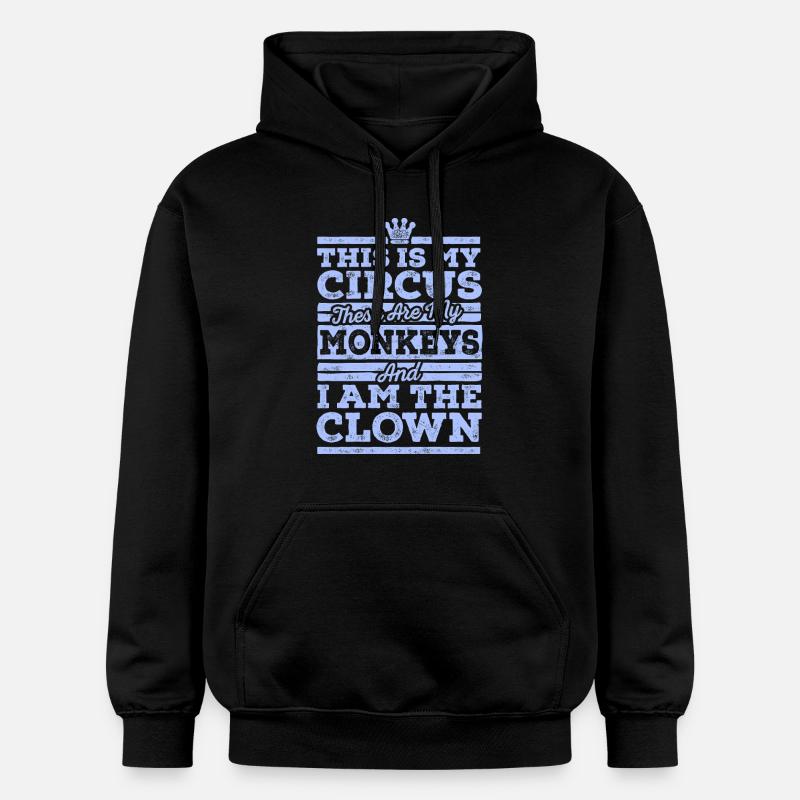 Mon cirque mes singes - Sweat à capuche Softstyle® Gildan Unisexe - noir