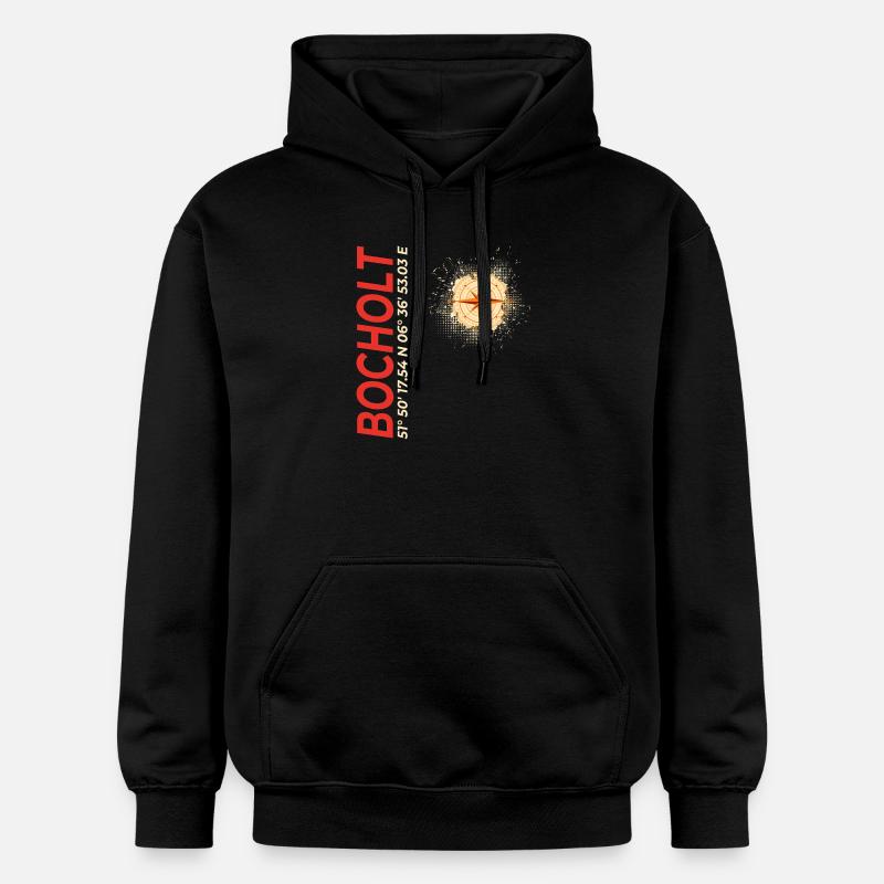 Bocholt - Gildan Unisex Softstyle® Midweight Hoodie - Schwarz