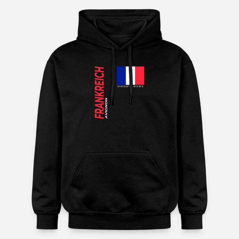 Avignon - Sweat à capuche Softstyle® Gildan Unisexe - noir