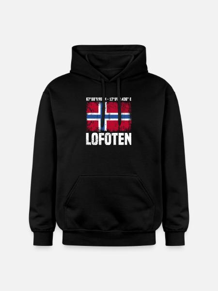 Lofoten Coordinates - Gildan Unisex Softstyle® Midweight Hoodie - black