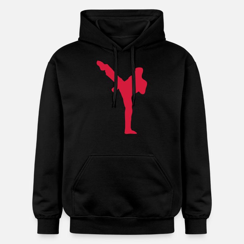 franzoesisch boxen savate 75 - Sweat à capuche Softstyle® Gildan Unisexe - noir