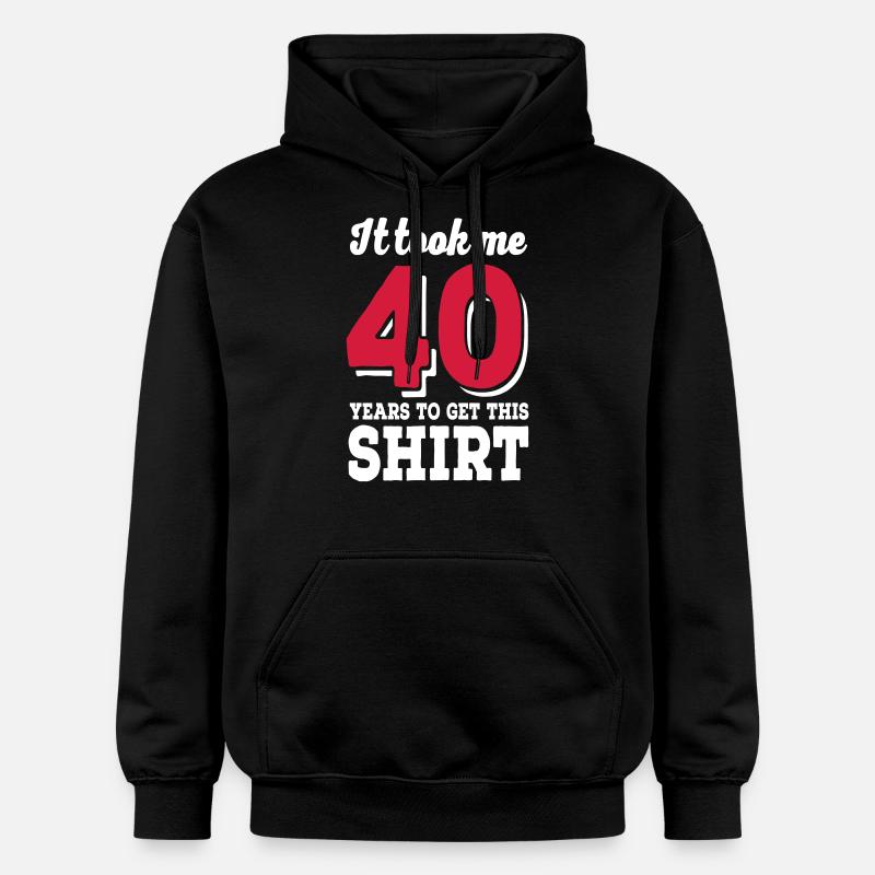 40e anniversaire - Sweat à capuche Softstyle® Gildan Unisexe - noir