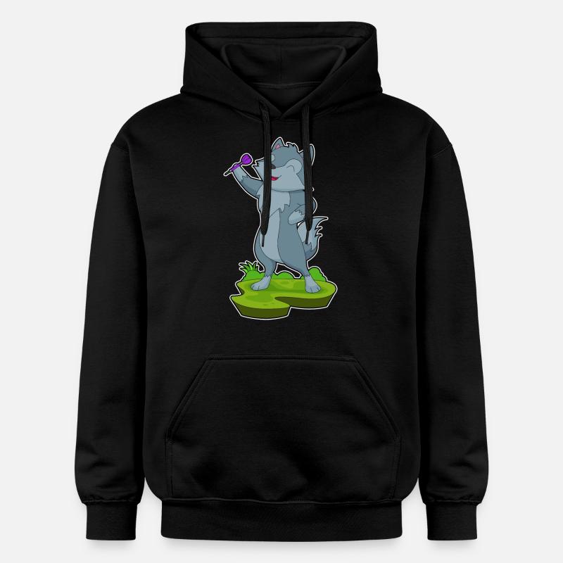 Dart de loup Dartpfeil - Sweat à capuche Softstyle® Gildan Unisexe - noir