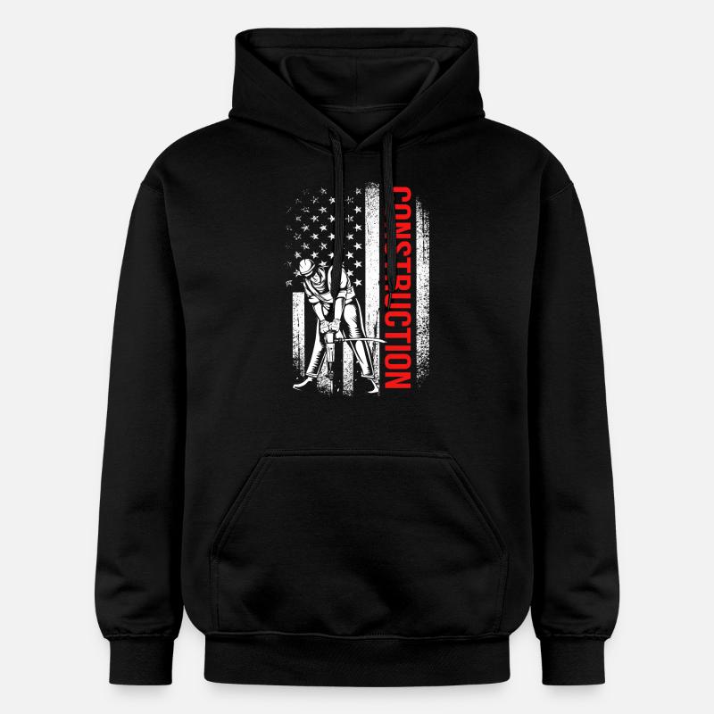 Chantier de construction - Sweat à capuche Softstyle® Gildan Unisexe - noir