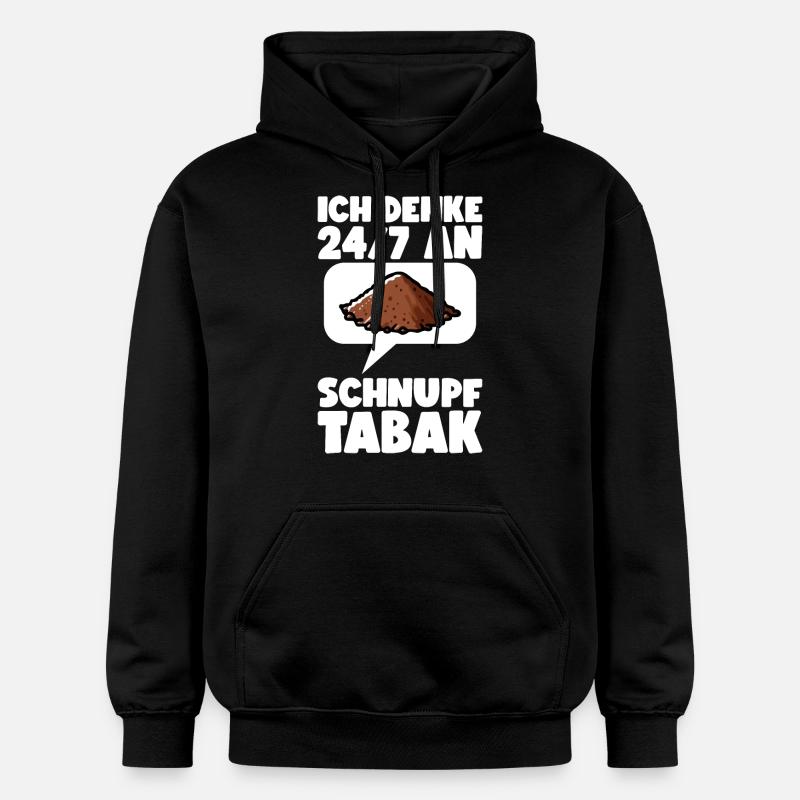 Schnupftabak - Gildan Unisex Softstyle® Midweight Hoodie - Schwarz