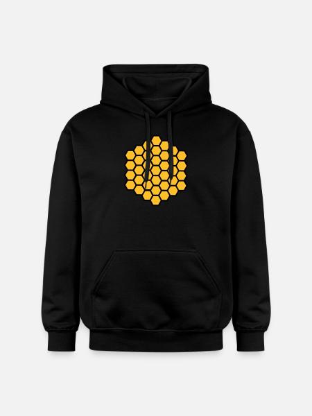 Gaufre - Sweat à capuche Softstyle® Gildan Unisexe - noir