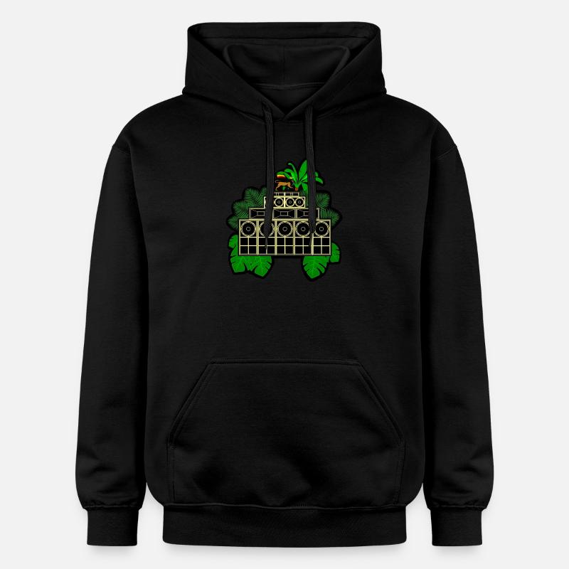 Sonorisation dans la brousse - Sweat à capuche Softstyle® Gildan Unisexe - noir