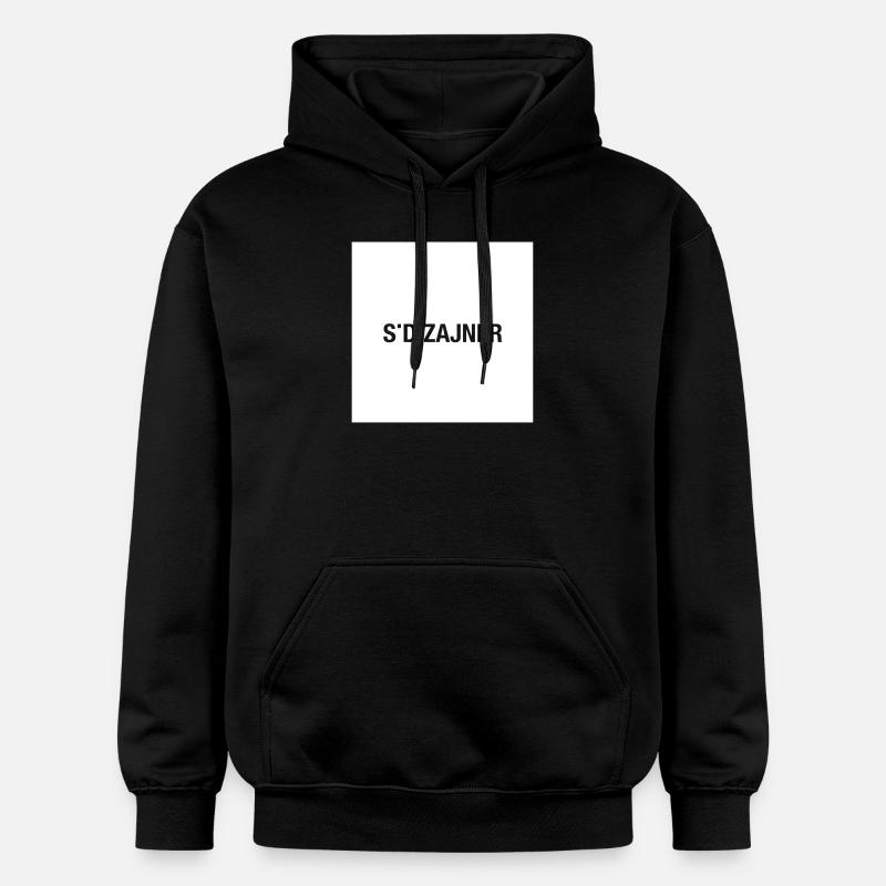 S'DIZAJNER - Sweat à capuche Softstyle® Gildan Unisexe - noir