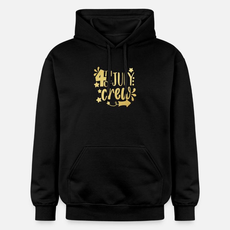 Équipage du 4 juillet - Sweat à capuche Softstyle® Gildan Unisexe - noir