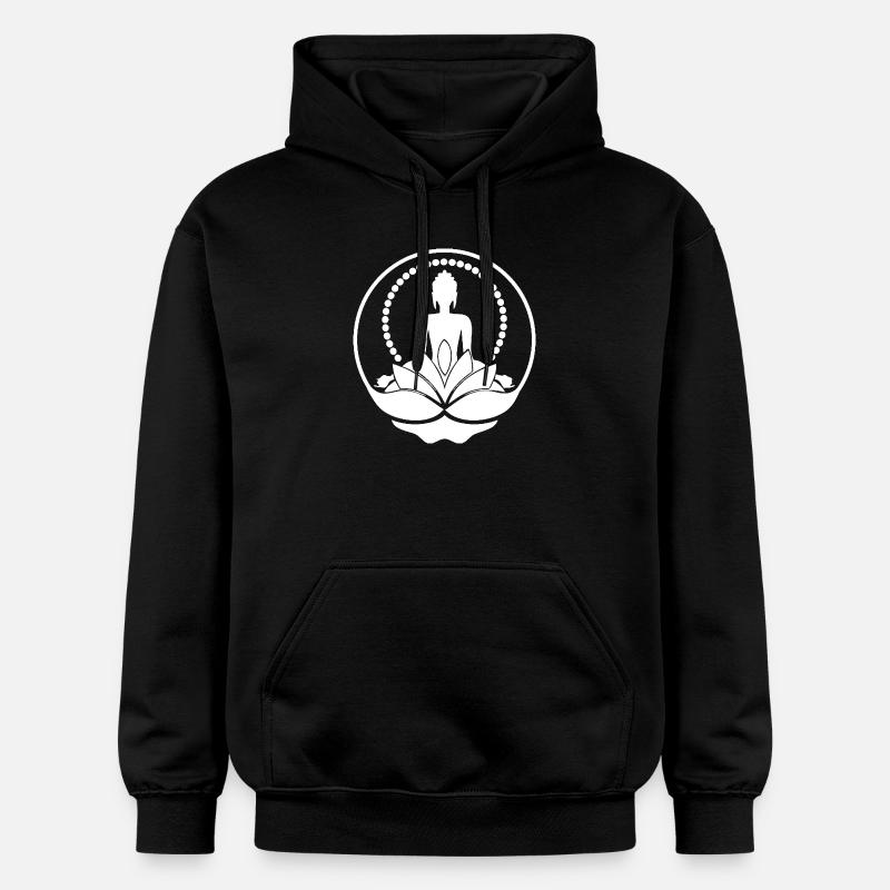 Bouddha - Sweat à capuche Softstyle® Gildan Unisexe - noir