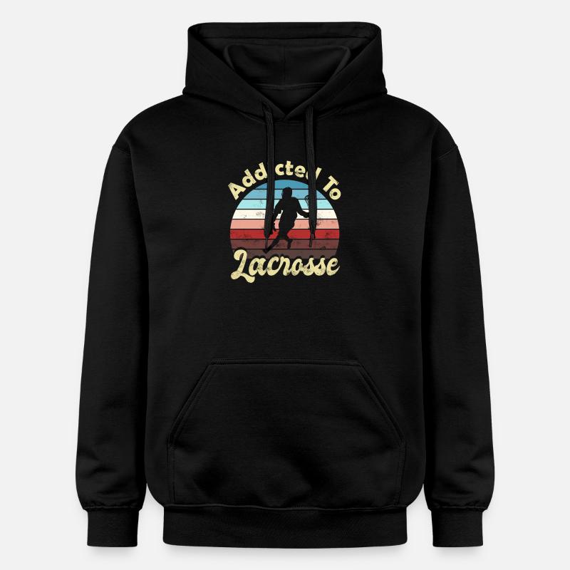 Lacrosse - Sweat à capuche Softstyle® Gildan Unisexe - noir