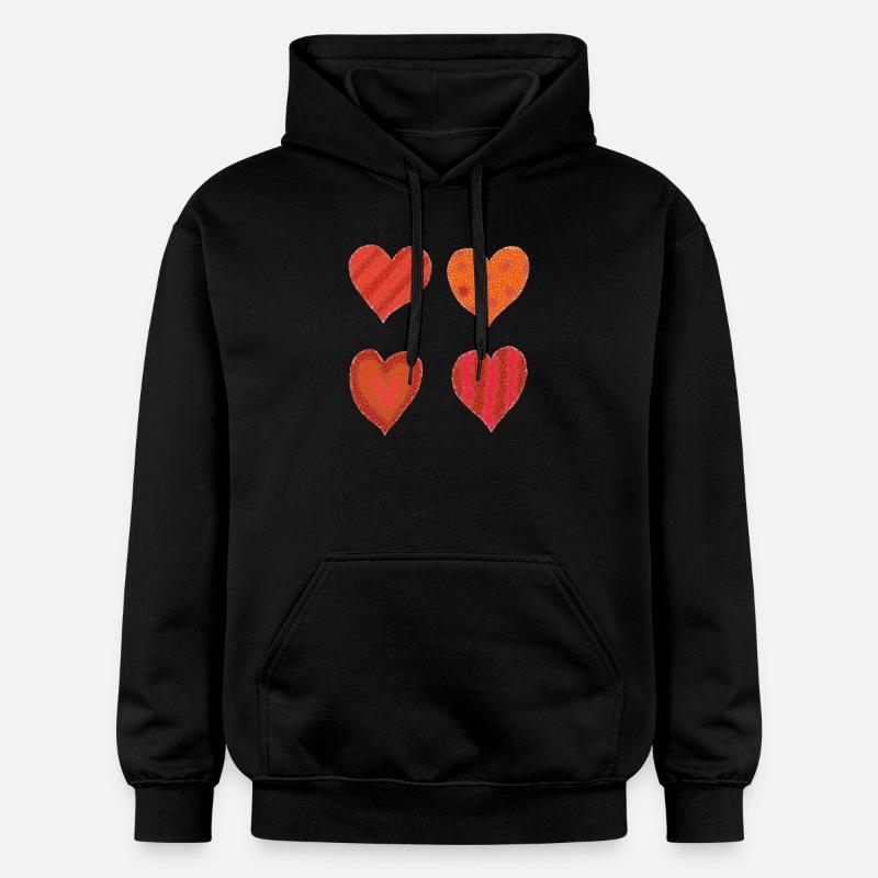 Variations cardiaques - Sweat à capuche Softstyle® Gildan Unisexe - noir