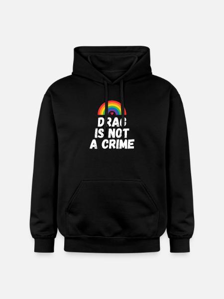 Drag is not A Crime - Gildan Unisex Softstyle® Midweight Hoodie - black