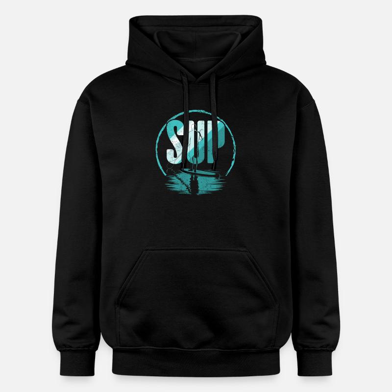 SOUPER - Sweat à capuche Softstyle® Gildan Unisexe - noir