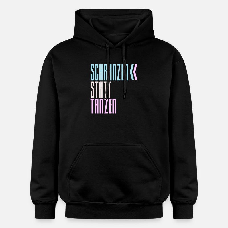 SCHRANZEN AU LIEU DE DANSER - Sweat à capuche Softstyle® Gildan Unisexe - noir