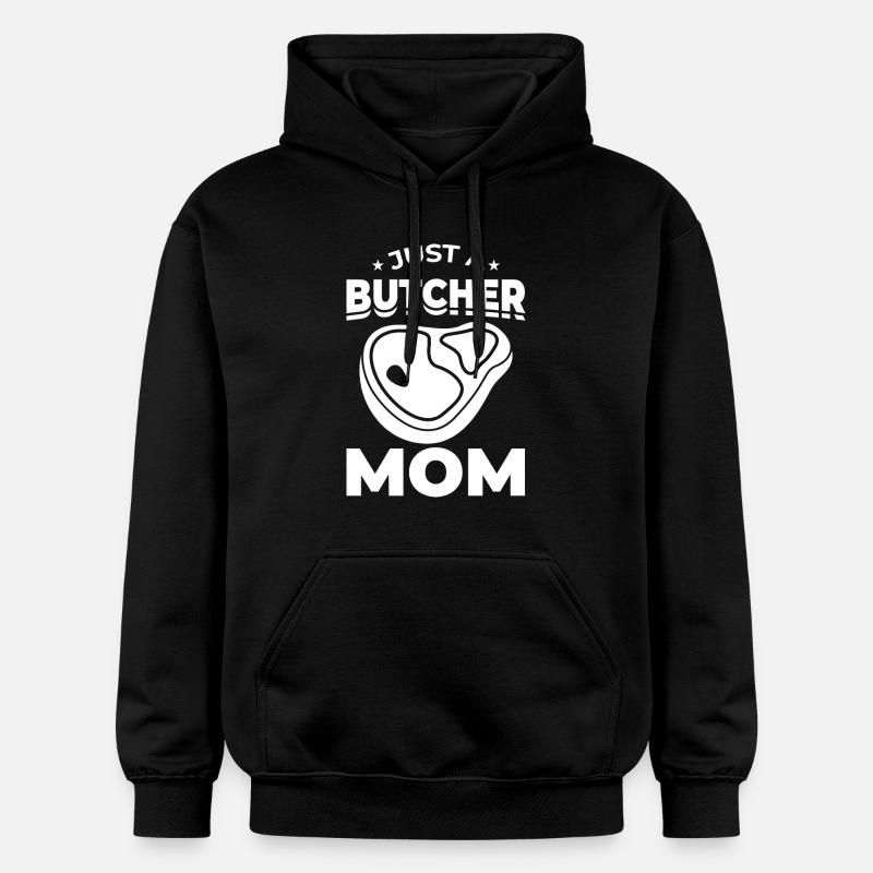 Juste une mère boucherie - Sweat à capuche Softstyle® Gildan Unisexe - noir