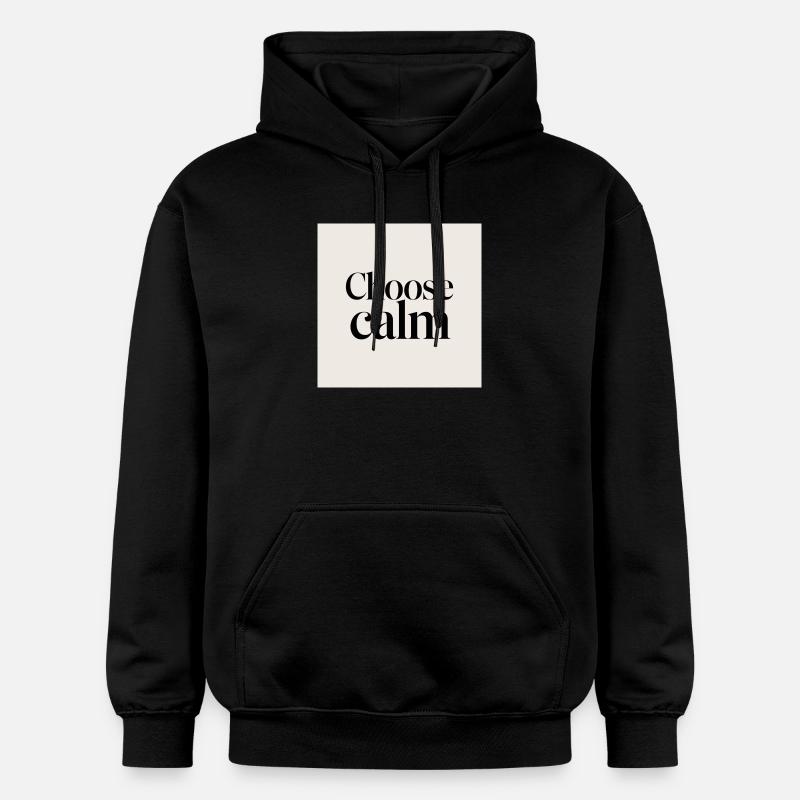Choisir le calme - Sweat à capuche Softstyle® Gildan Unisexe - noir