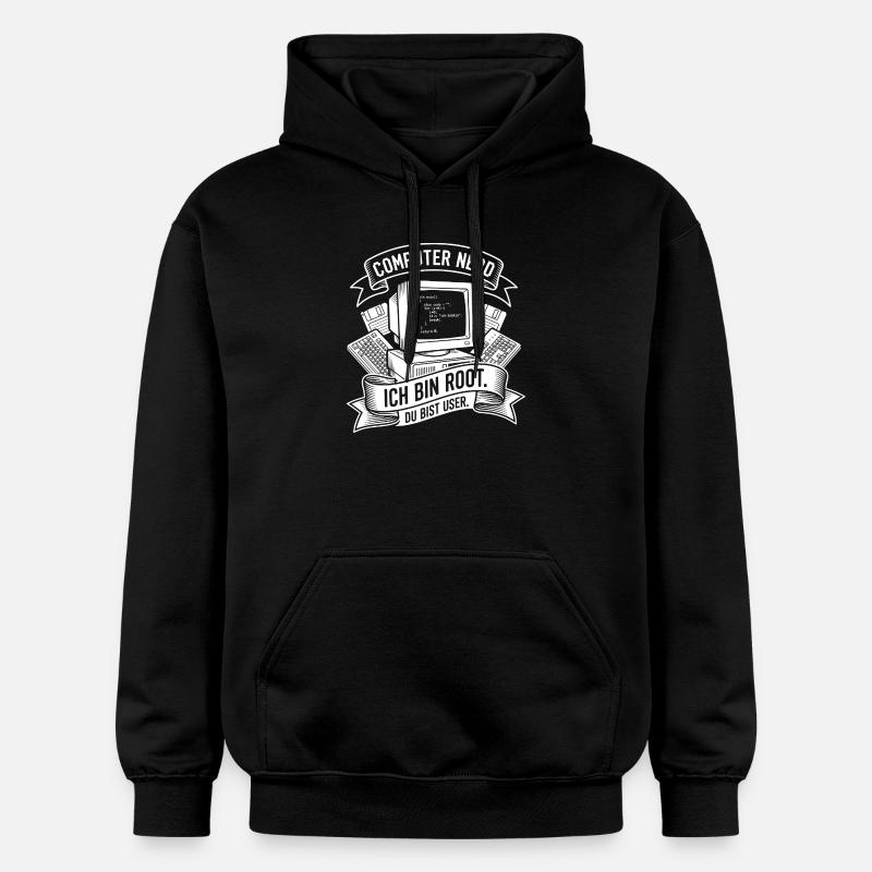 I'm a Root Computer Nerd - Gildan Unisex Softstyle® Midweight Hoodie - black