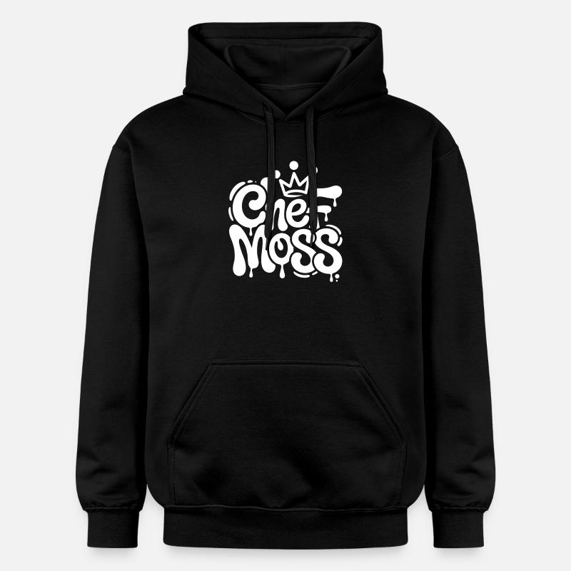 Couronne de graffiti Chef Moss - Sweat à capuche Softstyle® Gildan Unisexe - noir