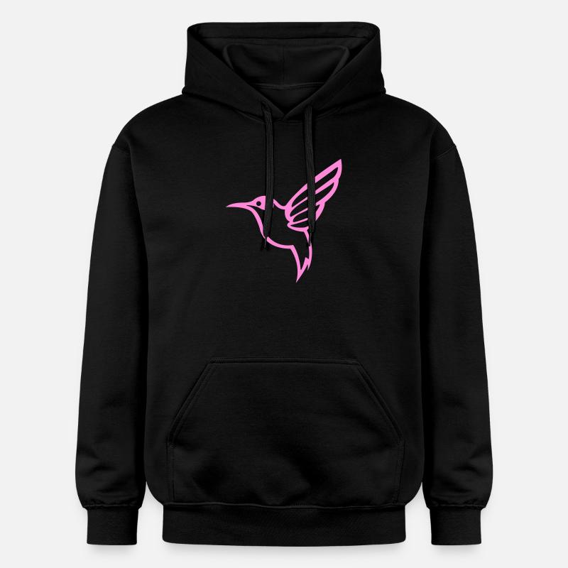 Colibri Oiseau - Sweat à capuche Softstyle® Gildan Unisexe - noir