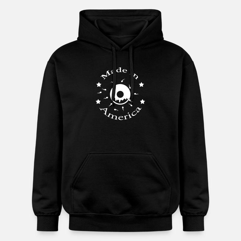 Made in America - Sweat à capuche Softstyle® Gildan Unisexe - noir
