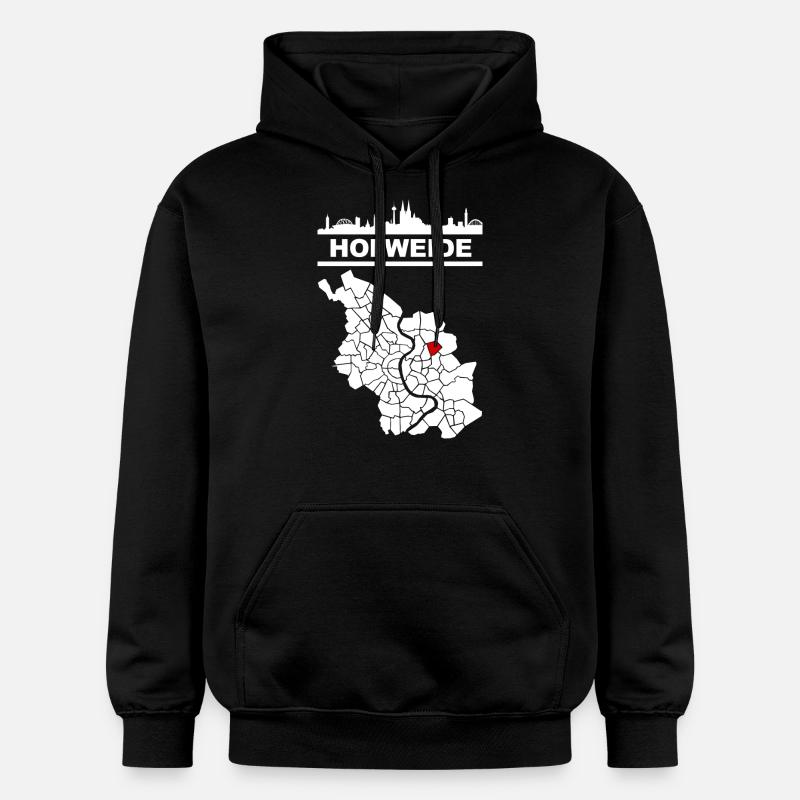 Holweide - Gildan Unisex Softstyle® Midweight Hoodie - Schwarz
