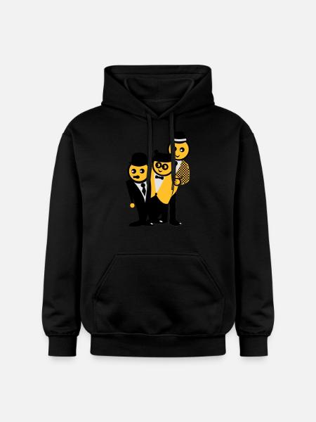 Egon, Kjeld und Benny - Gildan Unisex Softstyle® Midweight Hoodie - Schwarz