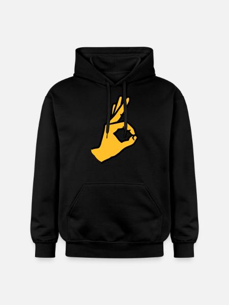 Finger - Gildan Unisex Softstyle® Midweight Hoodie - Schwarz
