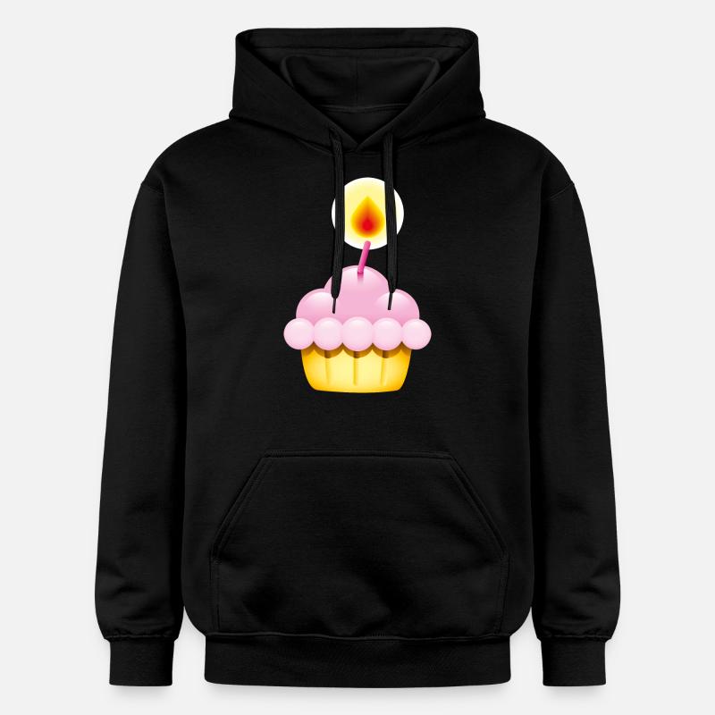 Smiley Cupcake Candle - Sweat à capuche Softstyle® Gildan Unisexe - noir