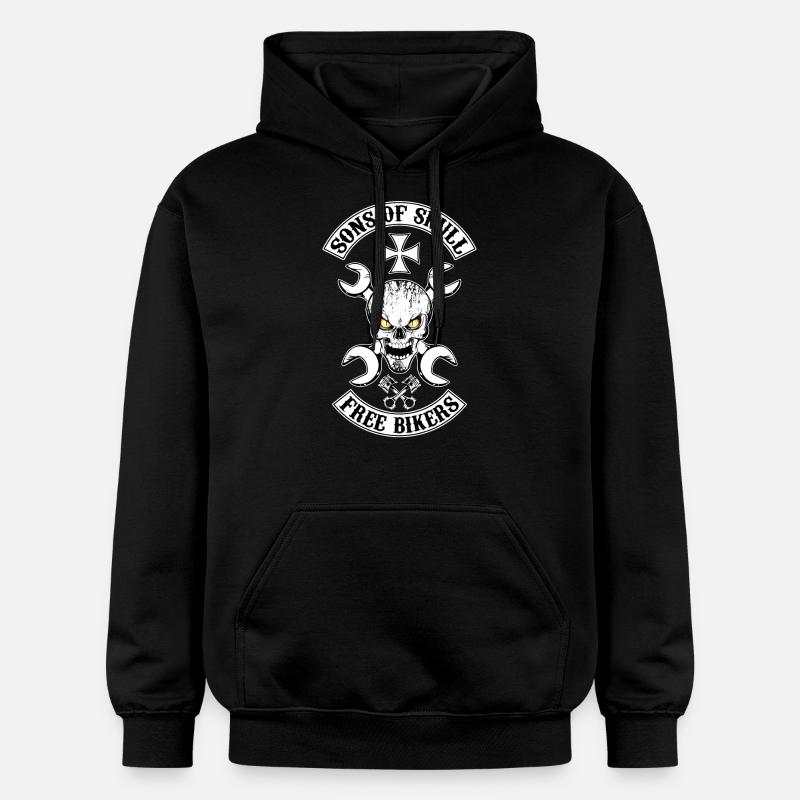 Free Bikers - Sweat à capuche Softstyle® Gildan Unisexe - noir
