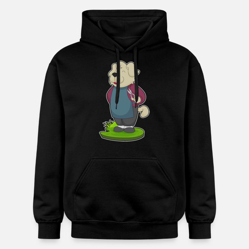 Coiffeur pour chien Ciseaux - Sweat à capuche Softstyle® Gildan Unisexe - noir
