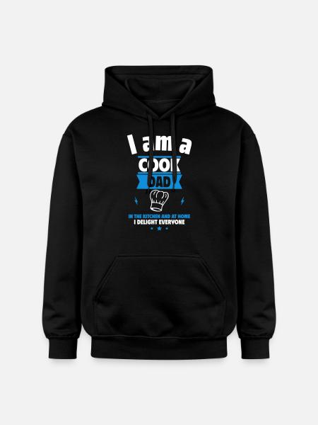 Dad Cook, Father's Day Gift - Gildan Unisex Softstyle® Midweight Hoodie - black